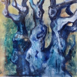 marie-christine-besset - Arbres peintures à l'huile