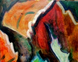 marie-christine-besset - Peintures à l'huile feuillages