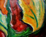 marie-christine-besset - Peintures à l'huile feuillages