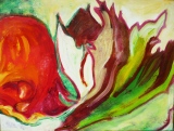 marie-christine-besset - Peintures à l'huile feuillages