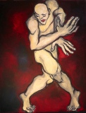 marie-christine-besset - Nus dansants peintures à l'huile